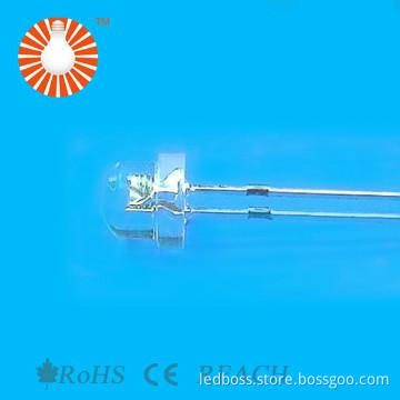 Blue  h4.7mm Strawhat LED lamp